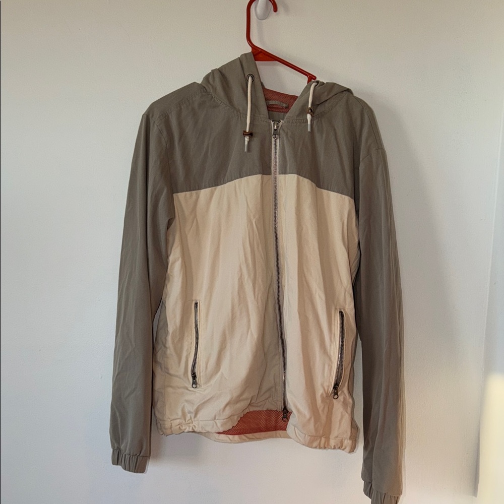 Marine Layer: Dawson Stretch Twill Hooded Windbreaker Medium
